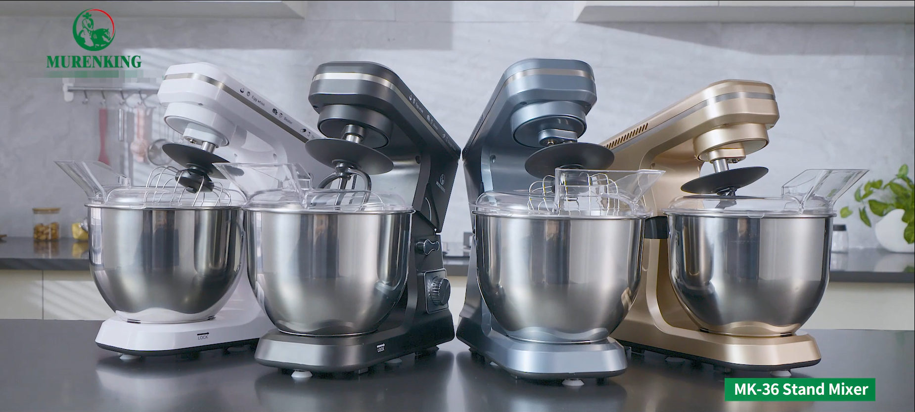 Watch 500W 5QT MURENKING Stand Mixers MK36 on Amazon Live